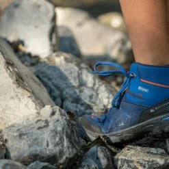 Quechua MH120 Mid, Waterproof Hiking Boots, Kids'