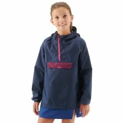 Tops Quechua MH 100, Waterproof Hiking Jacket, Kids'