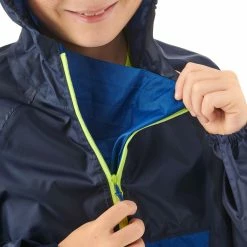 Tops Quechua MH100, Waterproof Hiking Jacket, Kids'