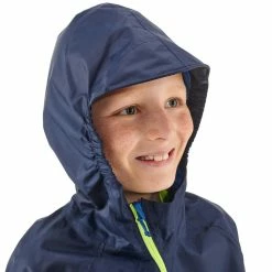 Tops Quechua MH100, Waterproof Hiking Jacket, Kids'