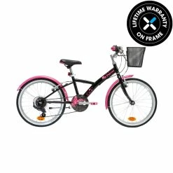 Btwin Original 500, Girls' Hybrid Bike, 20", Kids 3'11 To 4'5"