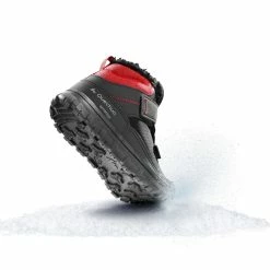 Quechua Kids' Snow Hiking Warm Rip-Tab Mid Shoes SH100
