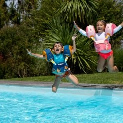 Nabaiji Tiswim, Adjustable Life Jacket With Arm Floaties, Kids'