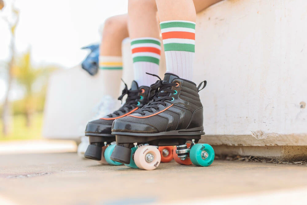 Flash Sale ๐งจ Oxelo Multi Quad Roller Skates, ๐ฉ Women's And ๐ง Girls' ๐งจ 10 Oxelo Multi Quad Roller Skates, Women's And Girls'